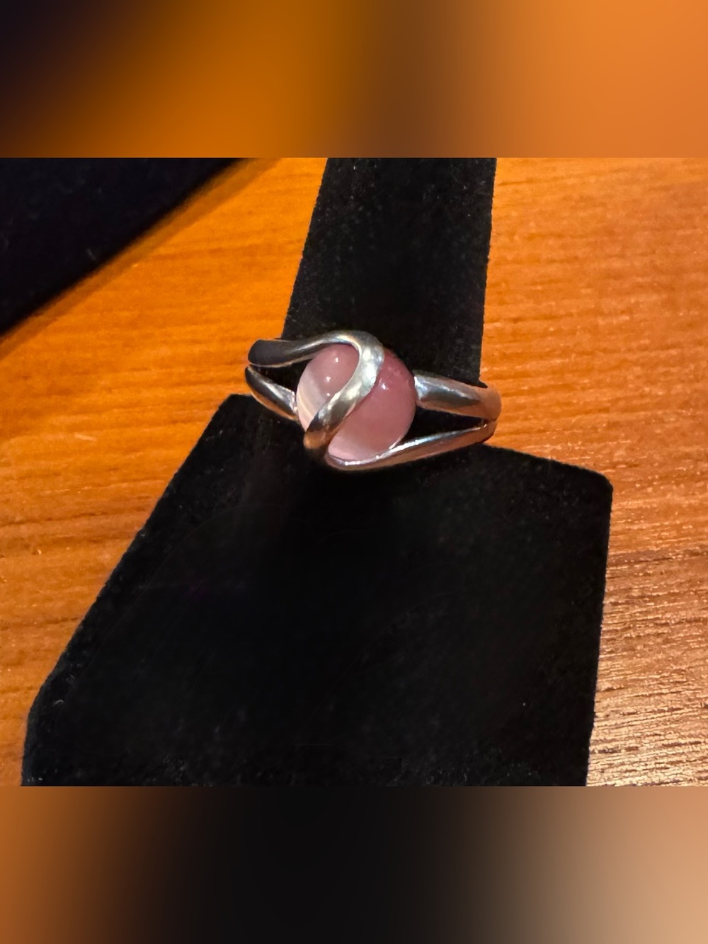 Vintage Sterling Silver Ring, 6, w/ 20 Multicolor Interchangeable Center Beads - Picture 10 of 15